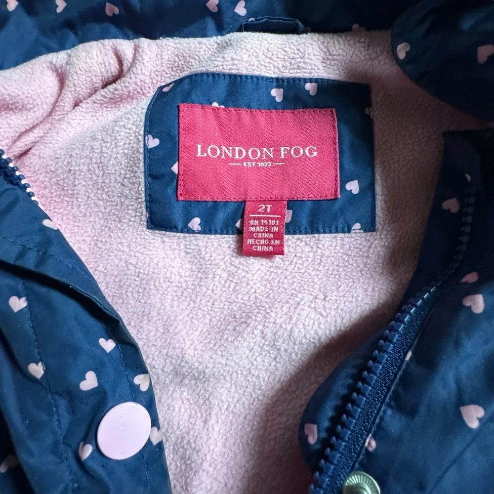 London Fog girls size 2T winter‎ jacket